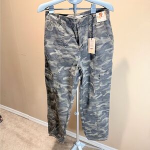 Sincerely Jules Gray Camouflage Cargo Pants